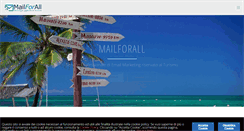 Desktop Screenshot of mailforall.it
